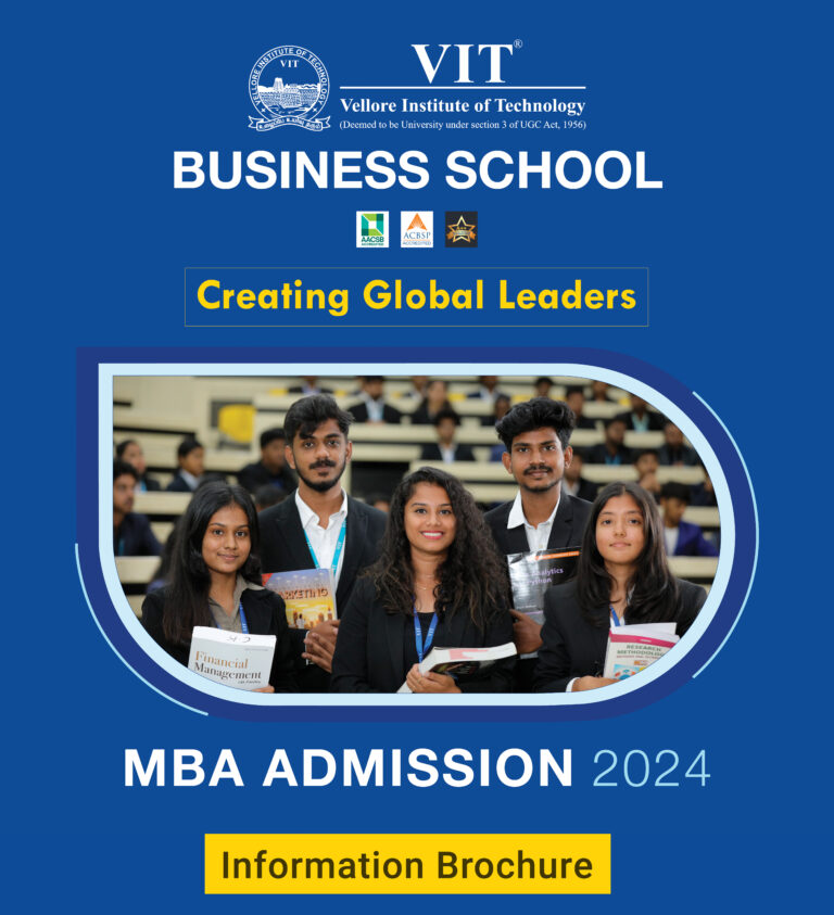 Admissions - VIT Business School